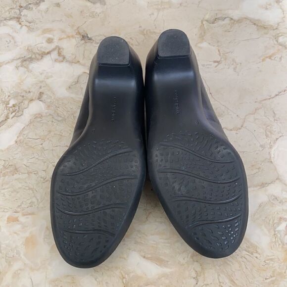 Easy Spirit Catava Comfort Leather Loafer Pumps - Picture 12 of 13